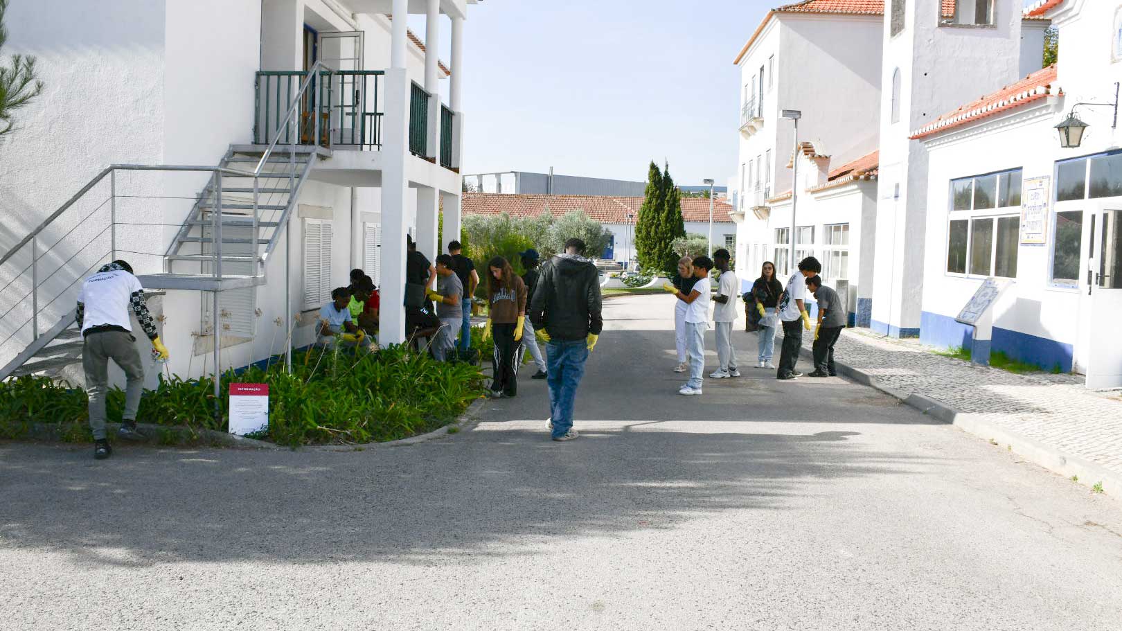 bandeira-verde-09 Estudantes limpam ASI