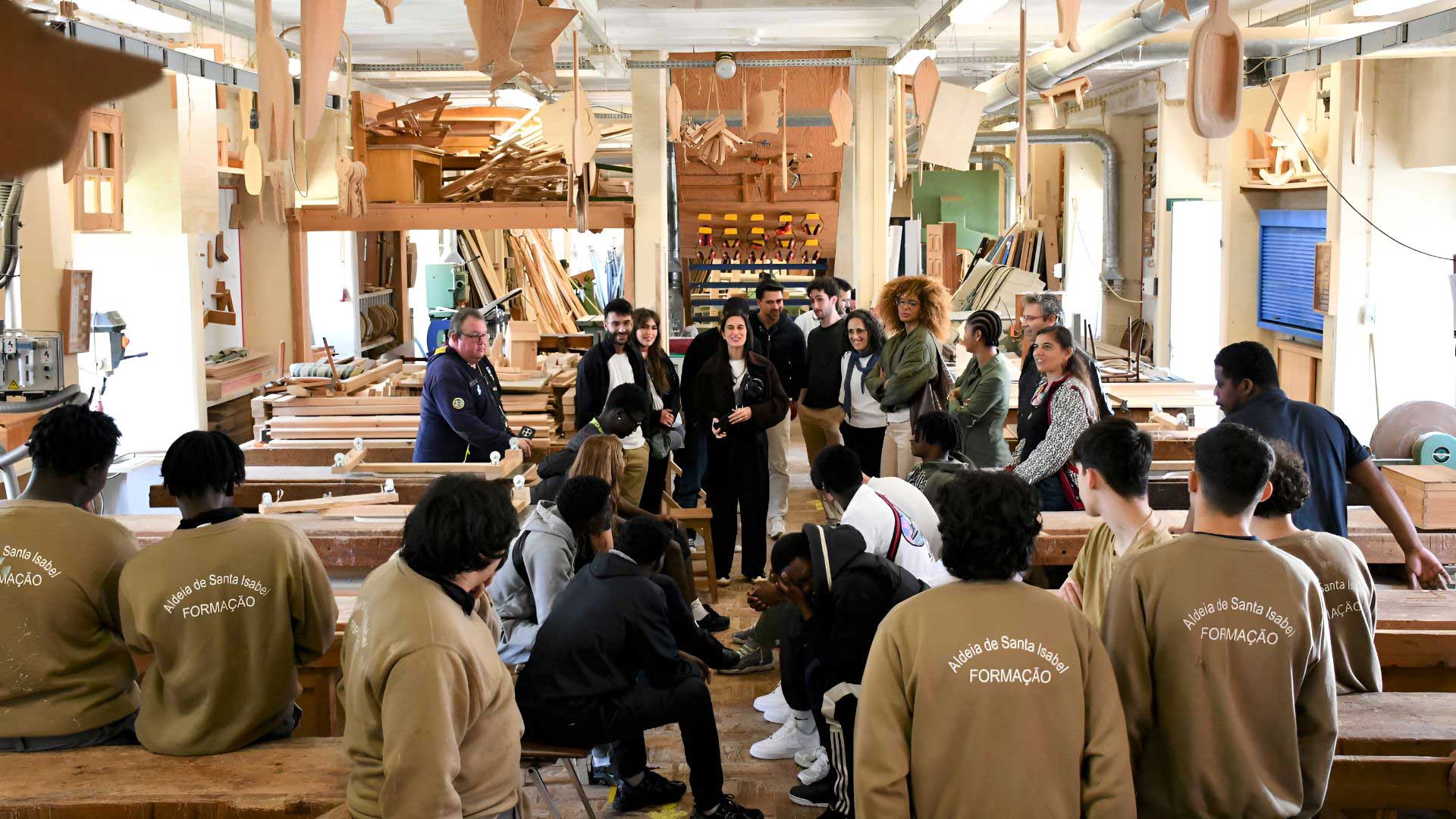 Empreendedores visitam a Aldeia de Santa Isabel