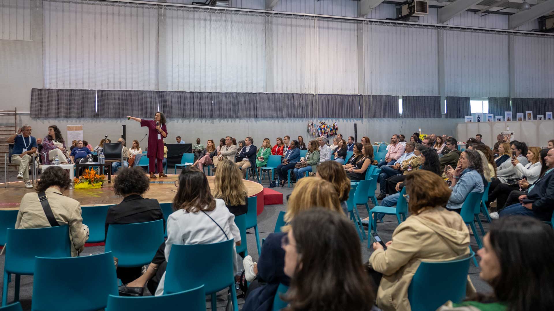 Apresentação durante o Seminário “Mapear Futuros Inclusivos”
